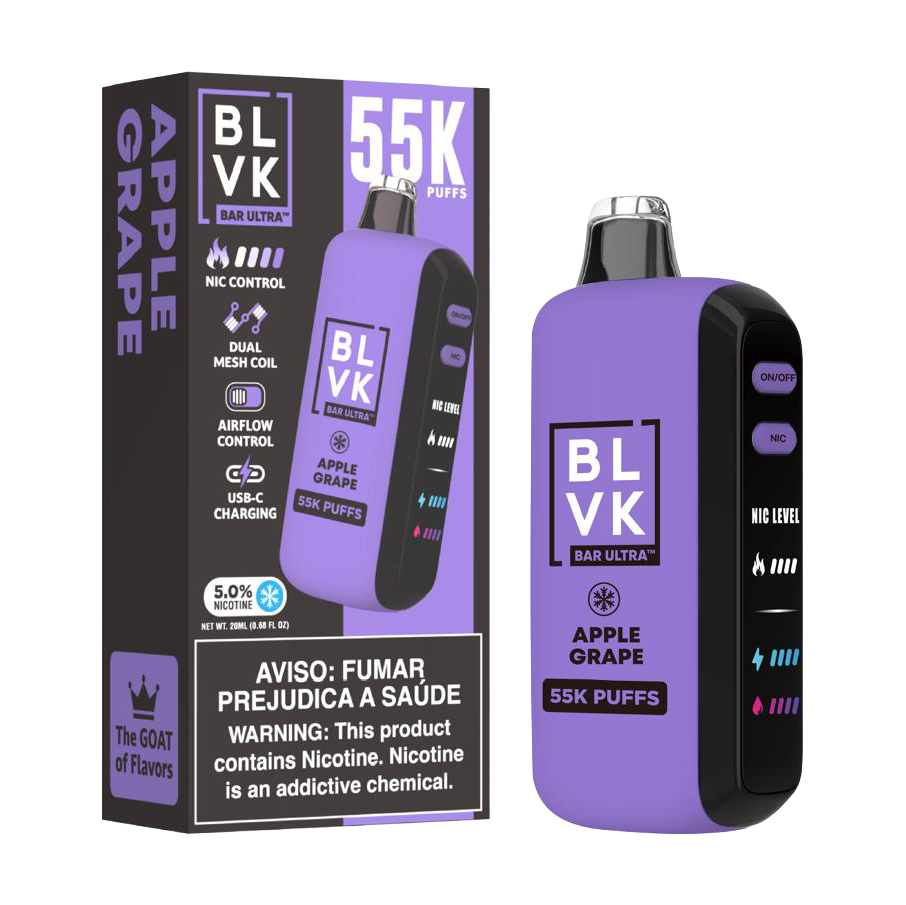 BLVK 55000 puffs Apple Grape