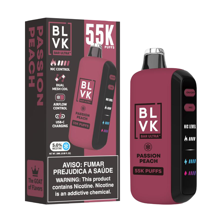 BLVK 55000 puffs Passion Peach