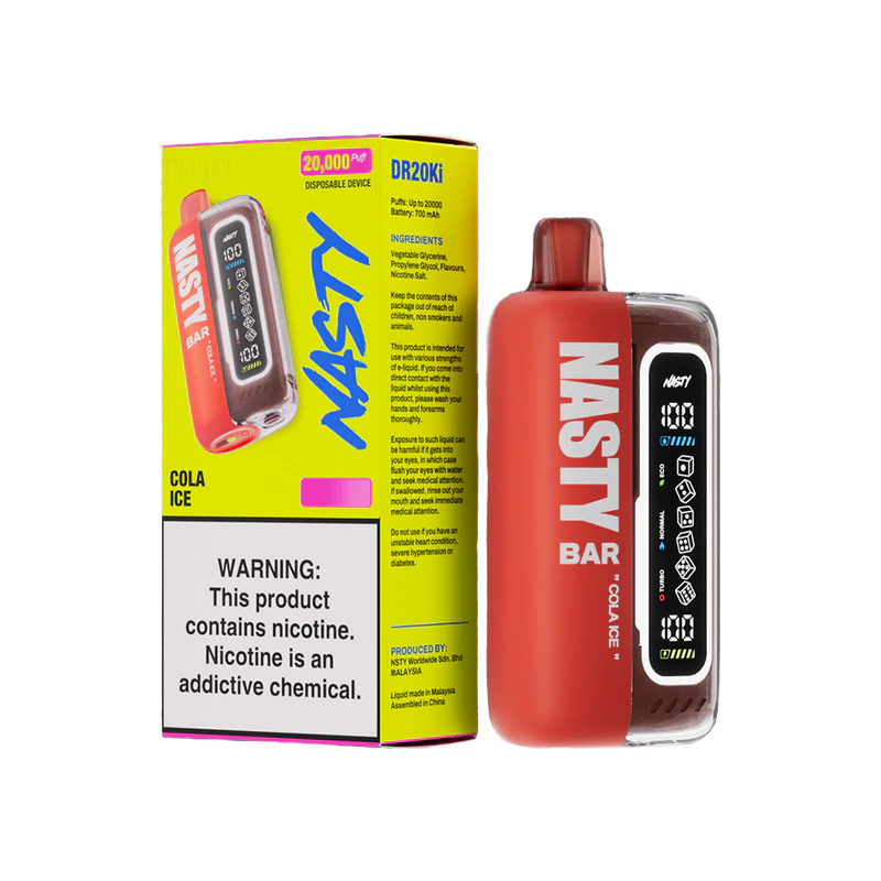 Nasty 20000 puffs - Cola Ice
