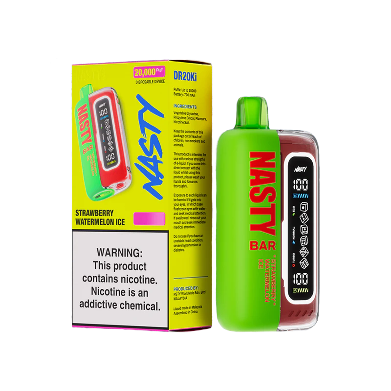 Nasty 20000 puffs - Strawberry Watermelon Ice