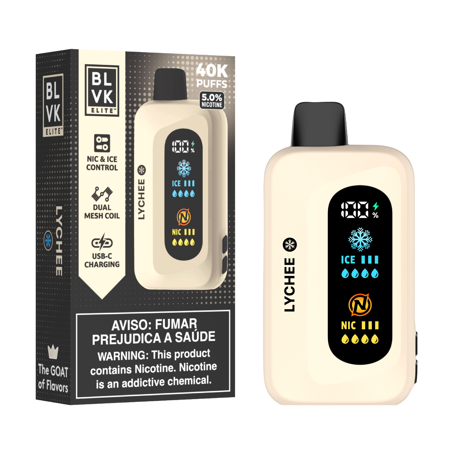 BLVK 40000 puffs Lychee