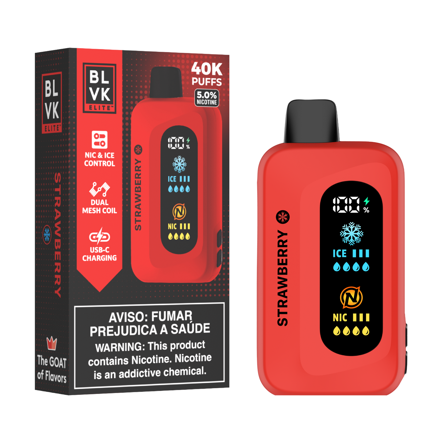 BLVK 40000 puffs Strawberry