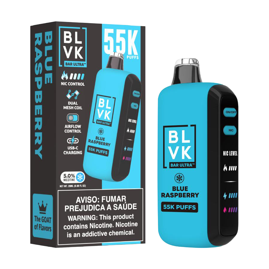 BLVK 55000 puffs Blue Raspberry