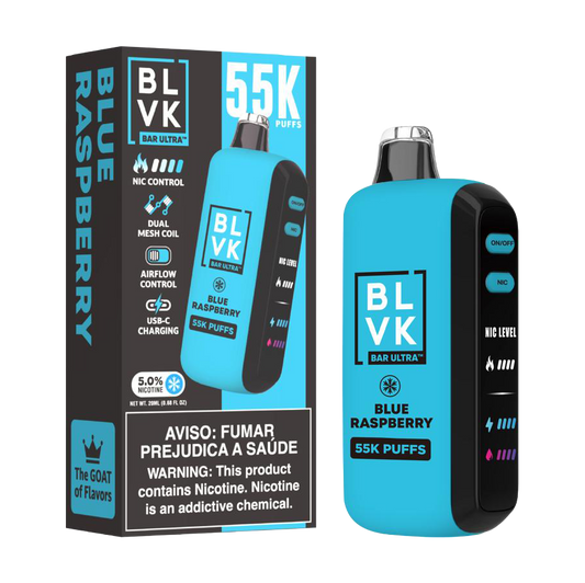 BLVK 55000 puffs Blue Raspberry