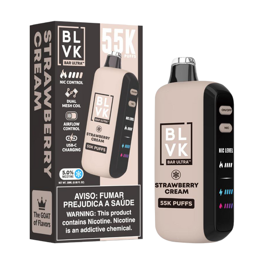 BLVK 55000 puffs Strawberry Cream