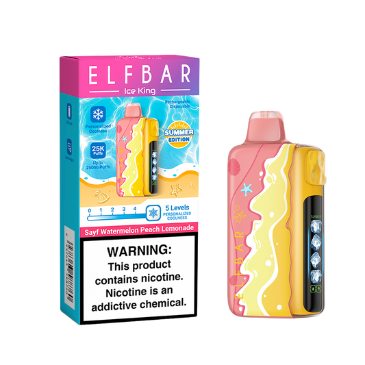 Elfbar IK 25000 puffs - Watermelon Peach Lemonade