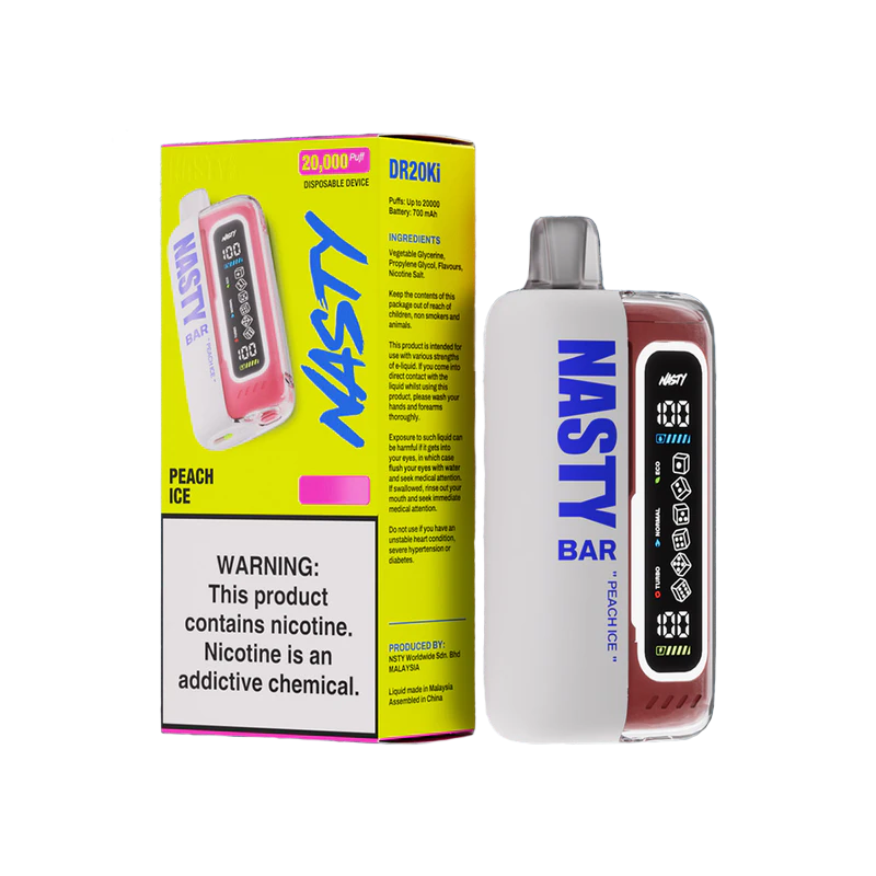 Nasty 20000 puffs - Peach Ice