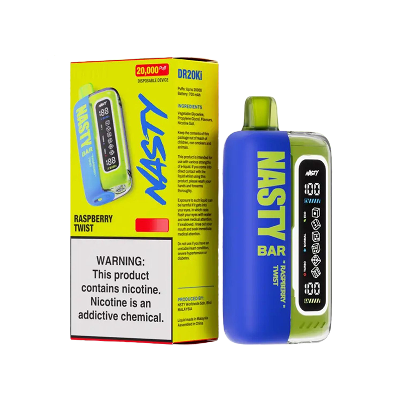 Nasty 20000 puffs - Raspberry Twist