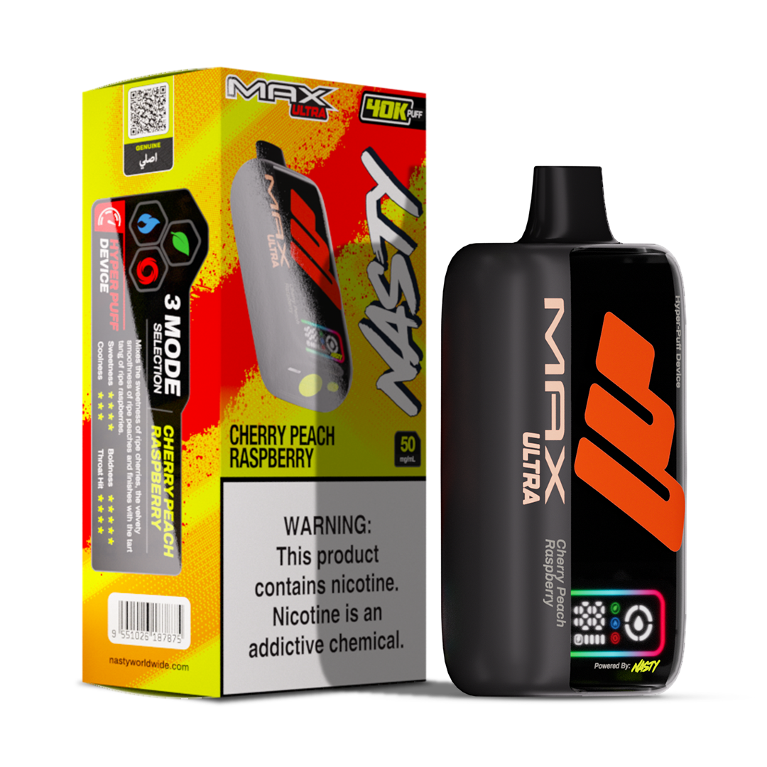 Nasty Ultra Max 40000 puffs Cherry Peach Raspberry