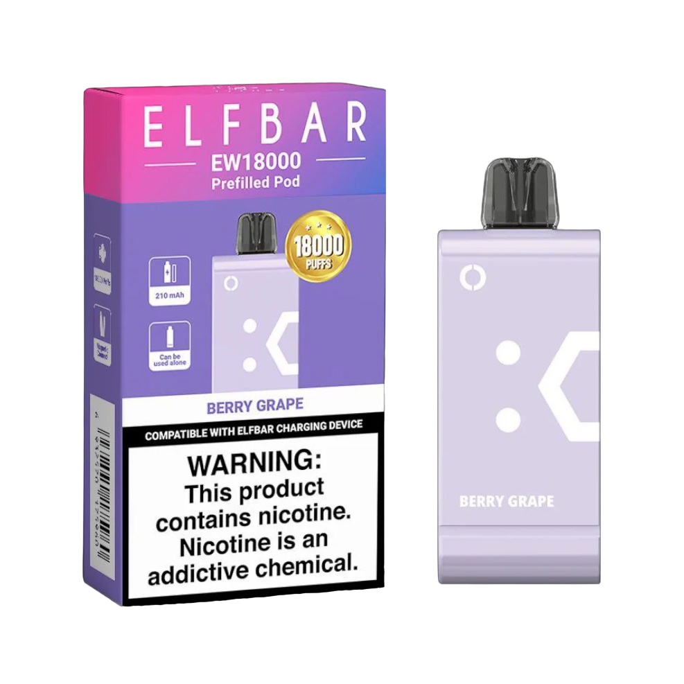 Elfbar Pod 18000 puffs Berry Grape