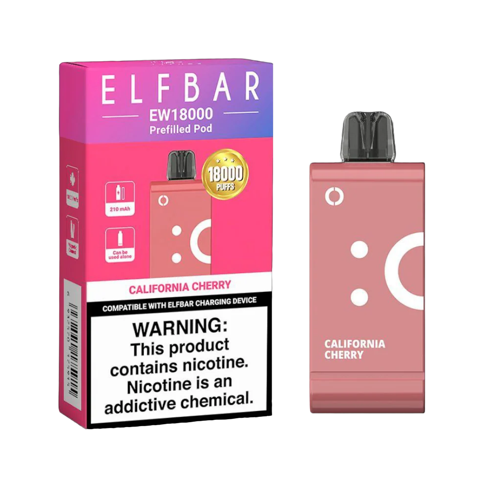 Elfbar Pod 18000 puffs California Cherry