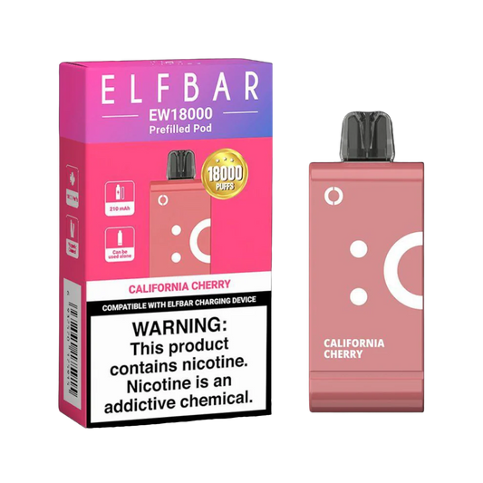 Elfbar Pod 18000 puffs California Cherry