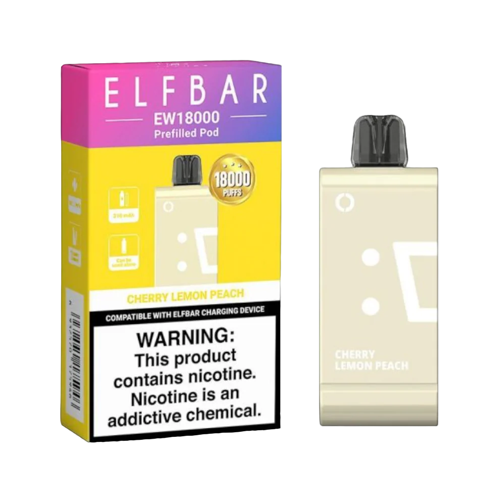 Elfbar Pod 18000 puffs Cherry Lemon Peach