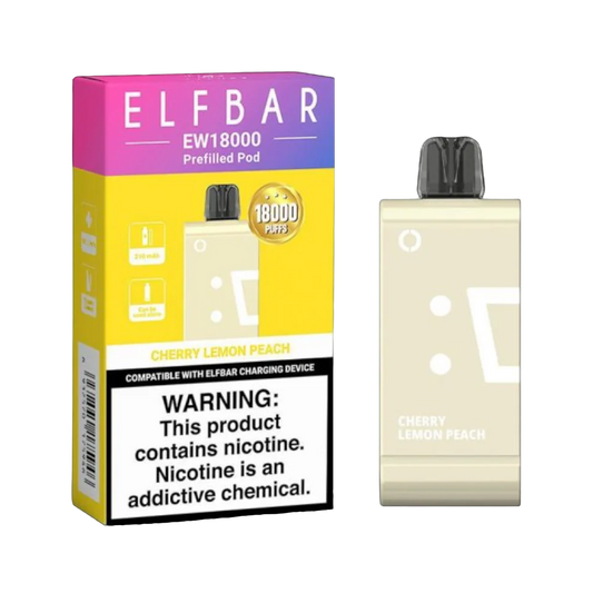 Elfbar Pod 18000 puffs Cherry Lemon Peach