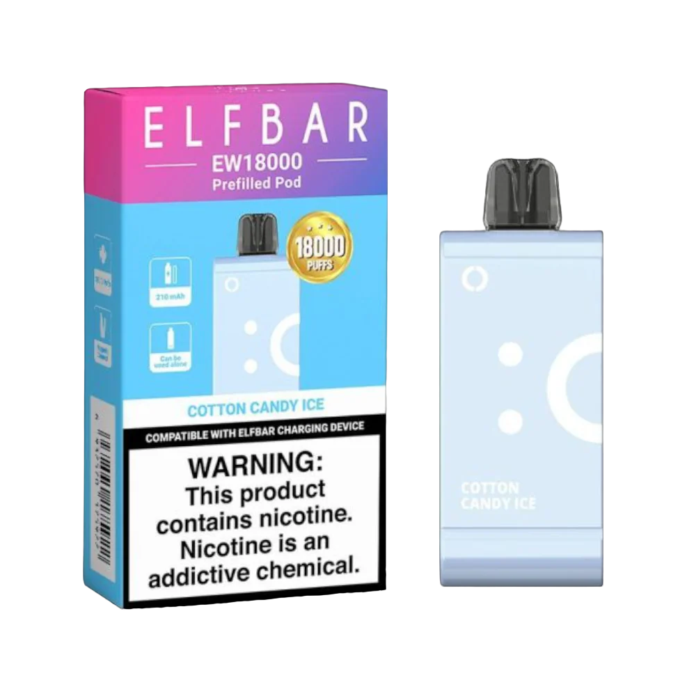 Elfbar Pod 18000 puffs Cotton Candy Ice