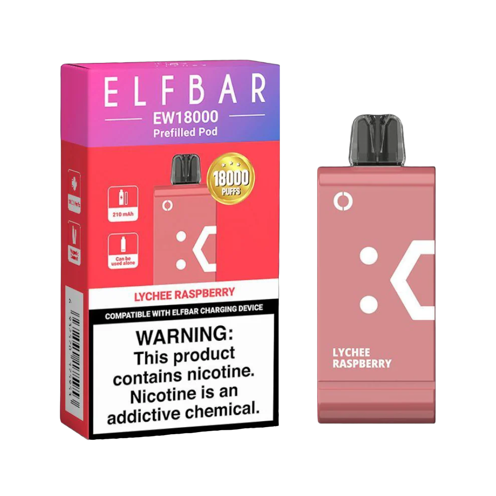 Elfbar Pod 18000 puffs Lychee Raspberry
