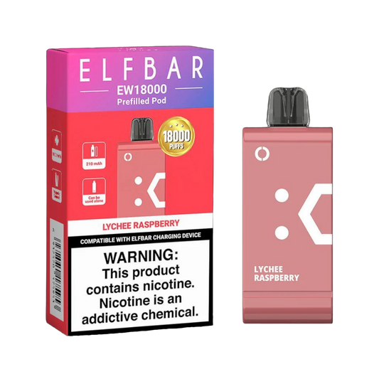 Elfbar Pod 18000 puffs Lychee Raspberry