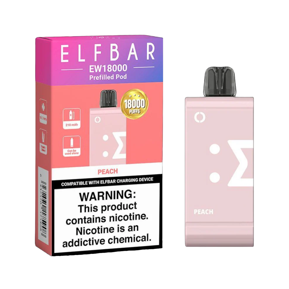 Elfbar Pod 18000 puffs Peach