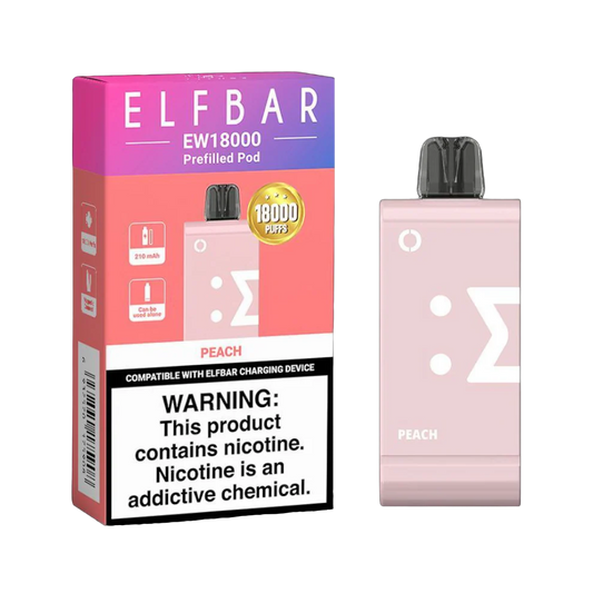 Elfbar Pod 18000 puffs Peach