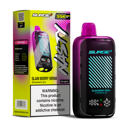 Nasty Surge 55000 puffs Strawberry Ice